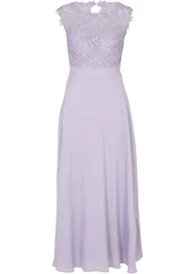Neu Abendkleid mit Spitze Gr. 40 Malve Damen Partykleid Maxi-Kleid Dress - Bild 1 von 1