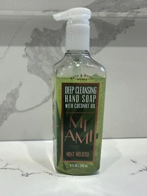 Jabón de manos Bath & Body Works limpieza profunda Miami como nuevo mojito NUEVO Foto 1 de 2