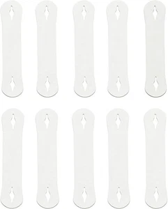 Invisible Tie Stays Tie Keeper Clips 10 Pack Alternative to Tacks - Picture 1 of 2