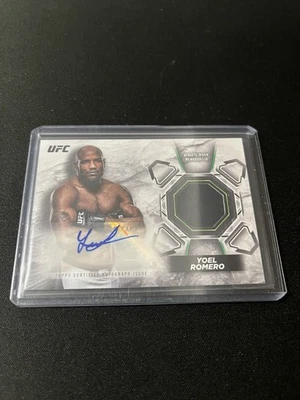 2018 Topps Knockout Yoel Romero Autograph Relic Card /150 #KAR-YR - Image 1 of 2