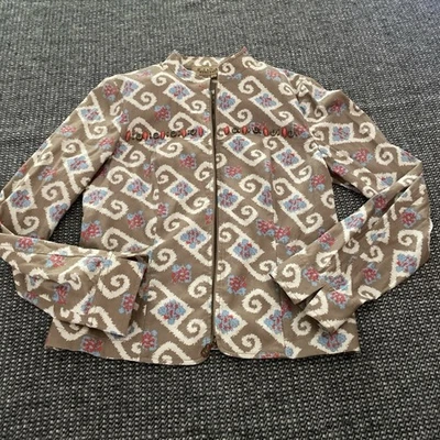 Chaqueta blazer para mujer Peck & Peck, marrón tostado, talla 4 Foto 1 de 4