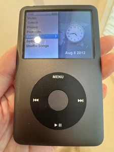 Apple iPod Classic 7th Generation 160GB MC297J MC297LL Black A1238 New Battery - Picture 1 of 9