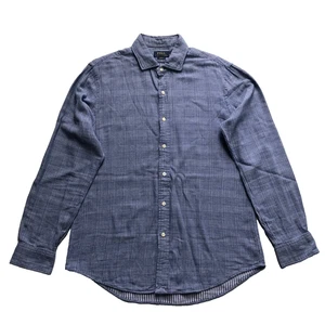 Polo Ralph Lauren camicia uomo XL blu slim fit sartoriale manica lunga con bottoni - Foto 1 di 9