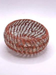 SELTEN Vintage Indianer Tohono O'odham Ballenpresse Drahtkorb Griff T.O. MINI - Bild 1 von 3