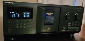 ♻️Reproductor de CD Sony CDP-CX300💫 reacondicionado💫300 cambiador de discos CD correas nuevas y control remoto - Imagen 1 de 13