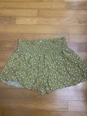 Aerie Floral Boho Flowy Shorts Pull On Elastic Waist XL Women’s - Image 1 of 4