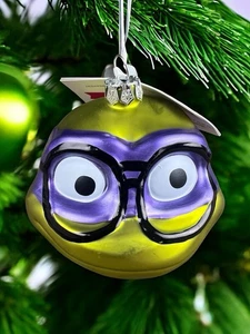 Hallmark 2024 Teenage Mutant Ninja Turtles Donatello Glas Ornament Neu mit Etikett - Bild 1 von 5