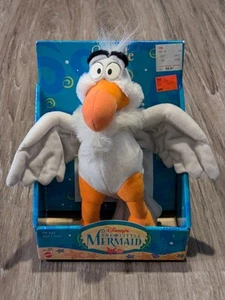 Vintage Disney The Little Mermaid Scuttle Plush in Box By Mattel - Picture 1 of 23