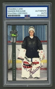 Manon Rheaume Signed 1992 Classic Four Sport Rookie Card #224 (PSA) Hockey Auto - Picture 1 of 2