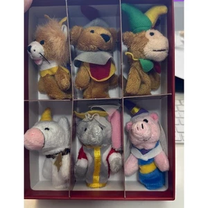 Restaurationsbeschläge "Royal Plüsch Fingerpuppen" Konvolut 6er Set - Bild 1 von 5