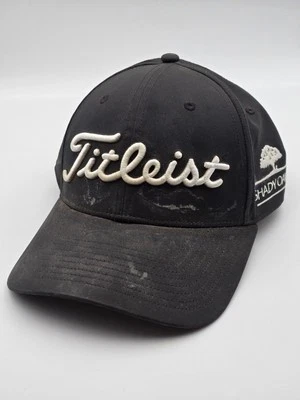 Boné de golfe Titleist preto com alça bandeira estrela solitária carvalhos sombreados *manchado - Imagem 1 de 4