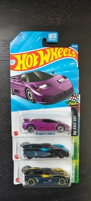 🔥🔥Hot Wheels Bugatti  EB110 SS '94  Bolide * Lot x 3 ** Exotic ** RARE🔥🔥 - Image 1 of 3