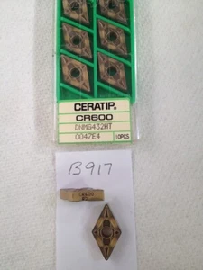 10 NEUE CERATIP DNMG 432 HT. HARTMETALLEINSÄTZE. GRADE: CR600 {B917} - Bild 1 von 1