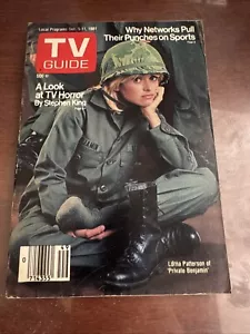 TV Guide Dec 5-11 1981 Stephen King, Private Benjamin Patterson No Label PHX Ed. - Picture 1 of 7