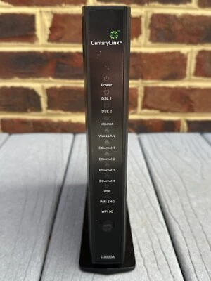 CenturyLink Actiontec C3000A 2.4/5Ghz DSL Modem WiFi Wireless Router Tested - Image 1 of 4