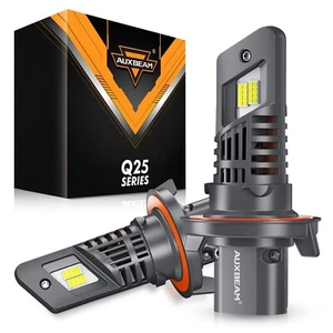 AUXBEAM 1:1 9008 H13 LED Headlight High Low Beam Super Bright Bulbs 6500K CANBUS - Picture 1 of 12