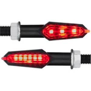 Motorcycle Turn Signals Lights ABS Universal LED Indicator Red - Picture 1 of 1