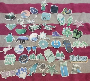 Life Is Great Nature Themed Sticker Lot- Over 40 Unique Stickers - Picture 1 of 1