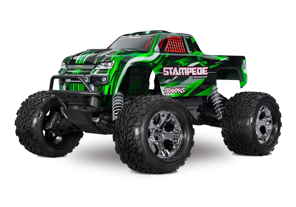 TRAXXAS Stampede 1/10 2WD Monster-Truck grün RTR / TRX36354-4-GRN