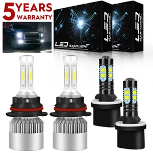 4x Faros LED Hi/Lo+880 faros antiniebla para Pontiac Grand Am 1999-2005 9007 - Imagen 1 de 18
