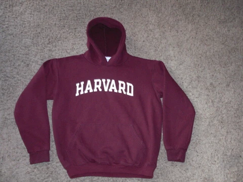 HARVARD UNIVERSITY maroon CHAMPION Hoodie Sweatshirt youth XL Cover