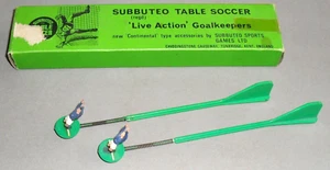 Subbuteo Table Football Goal Keepers Live Action Set C123 VINTAGE BOXED RARE - Picture 1 of 6