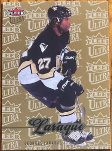 2007-08 Fleer Ultra Gold Medallion Georges Laraque #44 Pittsburgh Penguins