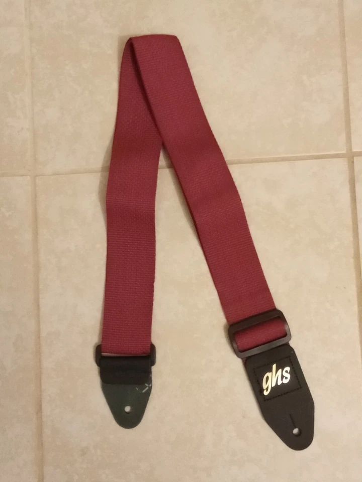 Ремешок для гитары GHS винного цвета - A8WINE - Изображение 1 из 2