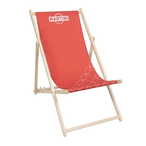 Martini Tumbona Plegable Playa Jardín Salón Playa Camping Tumbona Muebles Chair - Imagen 1 de 4