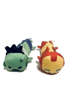 Yoobi Marvel Hulk and Iron Man Pencil Case Pouch with Zipper Closure Lot 2- NEW - Picture 1 of 9