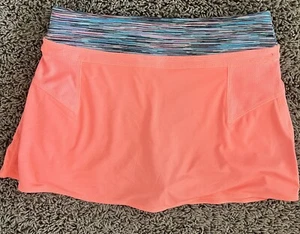 Athleta Girl Size XL 14 Youth Orange Sherbet Color Game Point Skort NWT - Picture 1 of 4