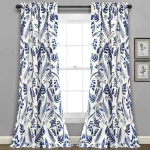 Porch & Den Mayview Room Darkening Window Curtain Panel Pair 52" X 84" - Picture 1 of 13