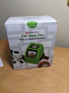 Wolverine F2D Super Plus Film to Digital Converter 35mm 126 110 Super 8, 8GB SD - Picture 1 of 5