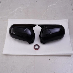 Par de tapas de espejo retrovisor negro brillante diestro+derecho para Honda Civic 2006~2011 - Imagen 1 de 11