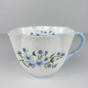 Tazza da tè Shelley Blue Rock 13591 Fine Bone China SOLO senza patatine ottima - Foto 1 di 8