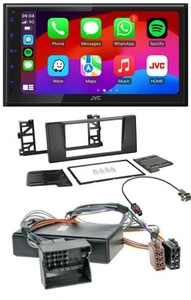 JVC Bluetooth 2DIN MP3 DAB USB Autoradio für BMW 5er E39 X5 E53 Aktivsystem Quad - Bild 1 von 10