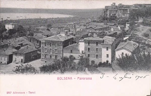 32-90) CARTOLINA BOLSENA PANORAMA VIAGGIATA MONTEFIASCONE VITERBO ROMA - Imagen 1 de 2