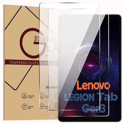 Lenovo Legion Tab Gen 3 8.8" Tempered Glass Screen Protector 9H HD Clear Film 2P - Image 1 of 4