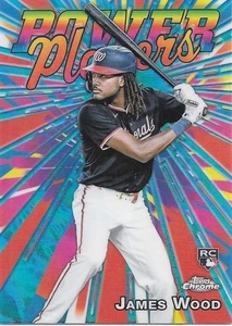 2025 Topps Chrome JAMES WOOD RC POWER PLAYERS -WASHINGTON NATIONALS- #PP-19 - Picture 1 of 1