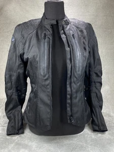 Joe Rocket Motorcycle Jacket Women's Large Black Long Sleeve Zipper Pockets - Picture 1 of 14