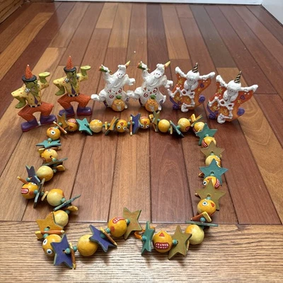 Halloween Decorations Lot Of 7 Very Cute Some Made And Hand Painted - Image 1 of 4