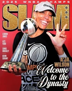 A’ja Wilson – 2025 WNBA Champions Poster | SLAM 259 Magazine Cover Wall Art - Picture 1 of 5