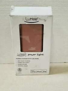 LuMee Lighted Power Charger (LMPLT-ROSE) - Picture 1 of 4