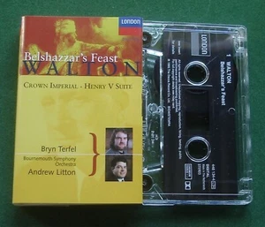 Walton Belshazzar's Feast / Crown Imperial Bryn Terfel + Cassette Tape - TESTED - Picture 1 of 2