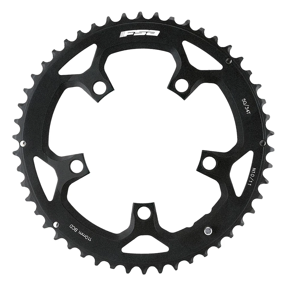 FSA PRO ROAD CHAINRING - 50T 110 BCD ALUMINUM N11 BLACK - Image 1 of 1