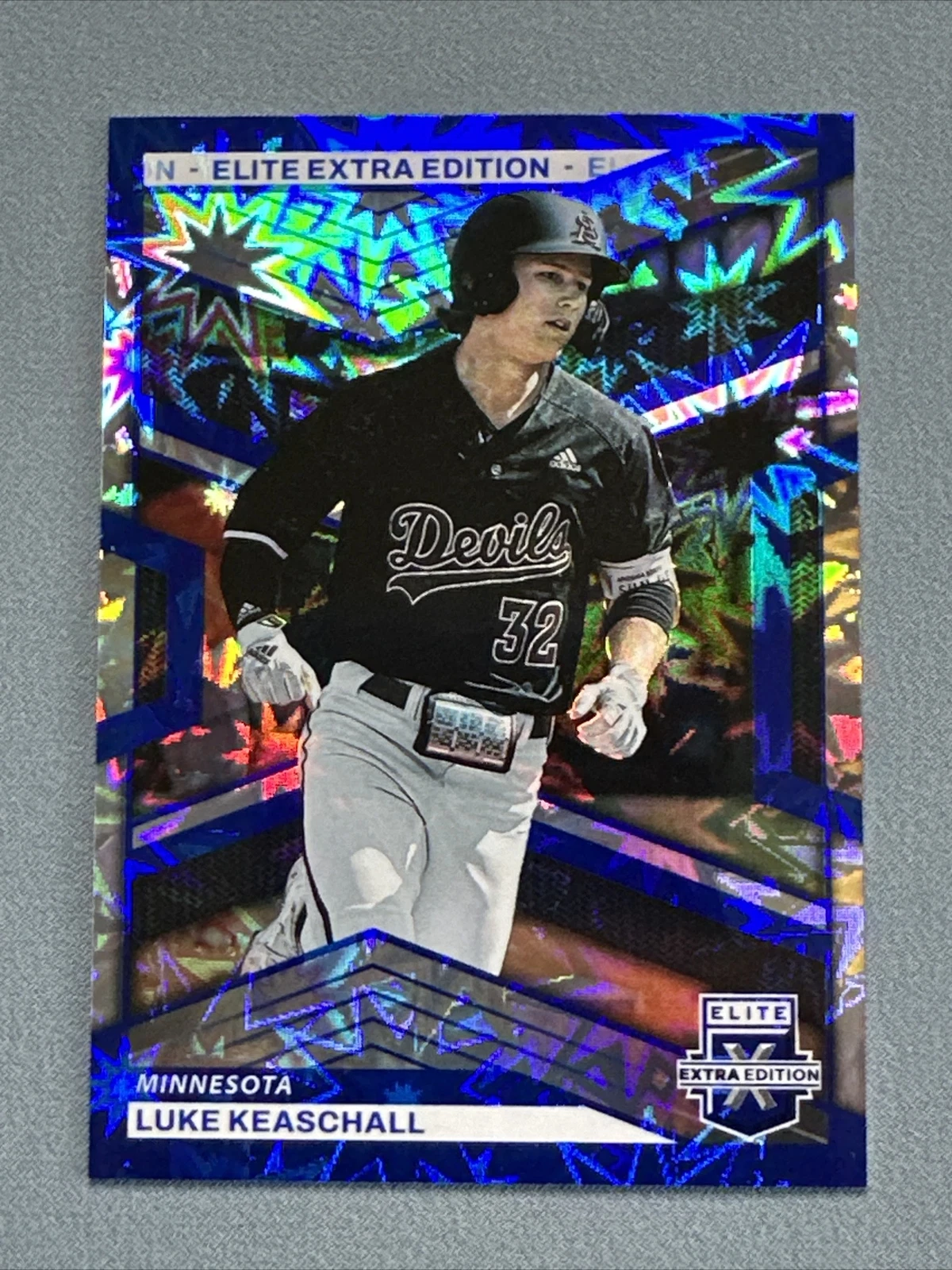 Luke Keaschall 2023 Panini Elite Extra Edition Blue Starburst SP /16 Twins 🔥