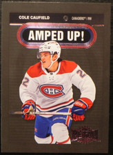 2021-22 21/22 Skybox Metal Universe Amped Up AU-29 Cole Caufield Canadiens