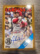 2023 Topps Update Baseball 1988 Gold Rookie Autograph JORDAN WALKER 44/50 READ