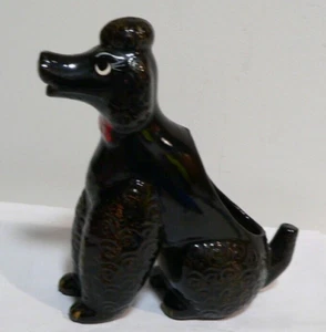 Porcelain Poodle Pin Cushion Wales - Japan Missing sewing pieces Poodle only - Picture 1 of 7