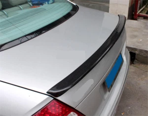 Rear Spoiler Wing Carbon Fiber Trunk Fit 2003-2009 Mercedes Benz E-Class W211 - Picture 1 of 6